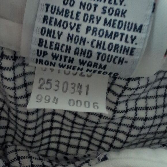 Oshkosh B'Gosh Girls Vintage Blue & White Checkered Short Romper Infant - Picture 6 of 8